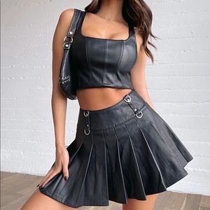 Tiger Mist Darcey Skirt (Leather)